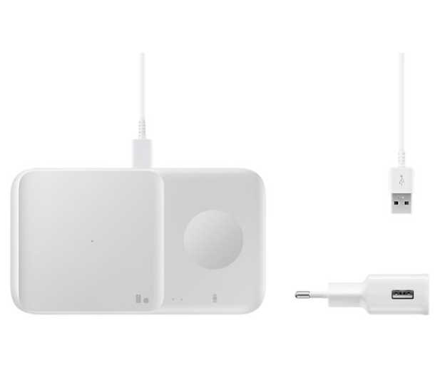 SAMSUNG Ladowarka indukcyjna DUO 9W z ladowarka sieciowa EP-P4300TWEGEU biala - 639476 - zdjęcie 5